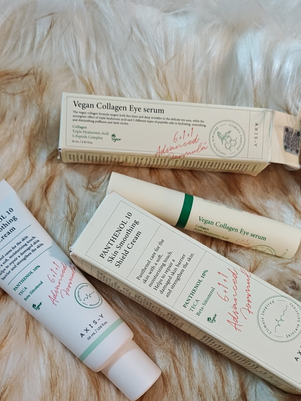 Vegan Collagen Eye Serum - White & Green And Skin Smoothing Shield Cream